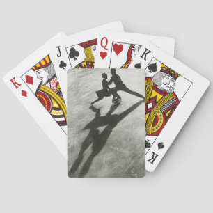 Ice Skating Couple Poker Cards
