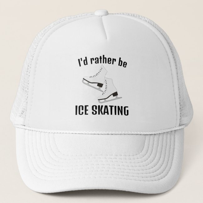 Ice Skating Design Hat