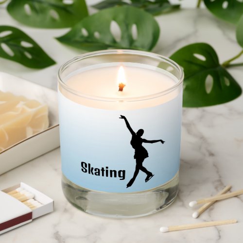 Ice Skating Design Scented Candle