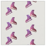 Ice skating fabric - Pink to purple stars