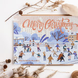 Ice Skating Family Keepsake Christmas Tradition Jigsaw Puzzle<br><div class="desc">Step into a winter dreamscape with our Winter Wonderland Personalized Jigsaw Puzzle – a delightful addition to your family traditions and the perfect canvas for crafting enduring memories. This intricately crafted puzzle showcases a charming scene of people gracefully ice skating amidst a magical winter setting, illuminated by the warm glow...</div>