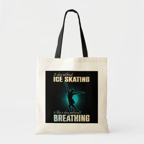 Ice Skating Figure Skater Funny Girl Woman  Tote Bag