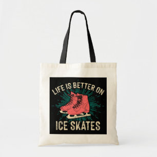 Ice Skating Figure Skater Funny Girl Woman  Tote Bag