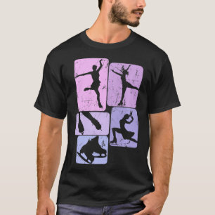 Ice Skating Figure Skater Girl Women T-Shirt