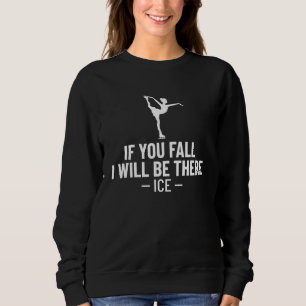 Ice Skating Figure Skater Shoes Trainer Skates Sweatshirt