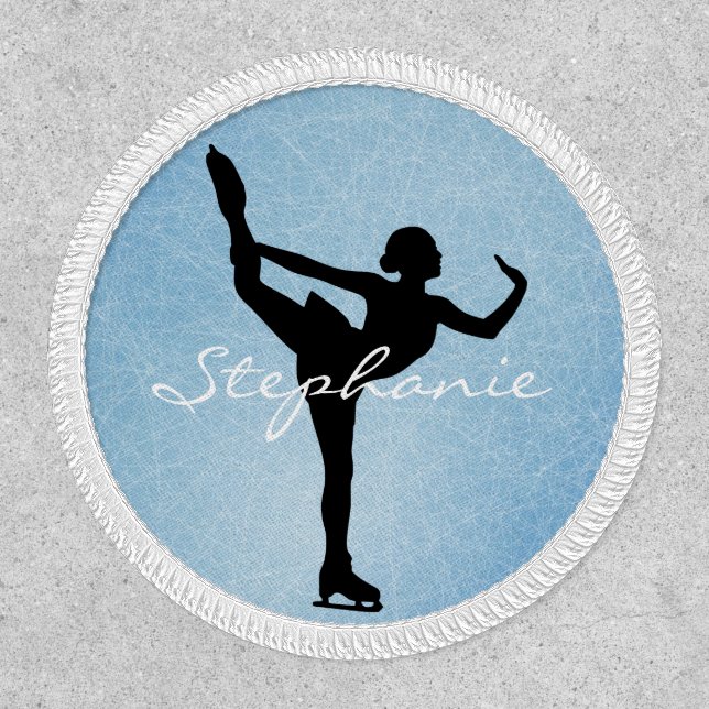 Ice Skating/Figure Skating Design Patch (Front)