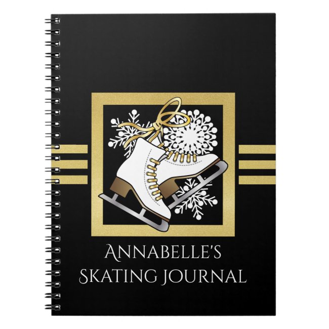 Ice Skating | Figure Skating Faux Gold and Black
