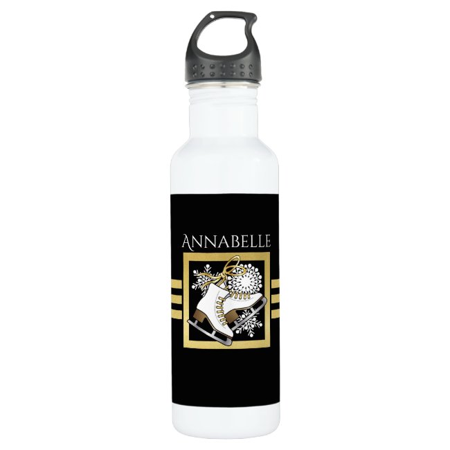 Ice Skating | Figure Skating Faux Gold and Black