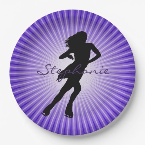 Ice SkatingFigure Skating Paper Party Plate