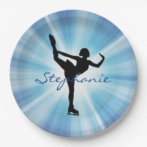 Ice SkatingFigure Skating Paper Party Plate