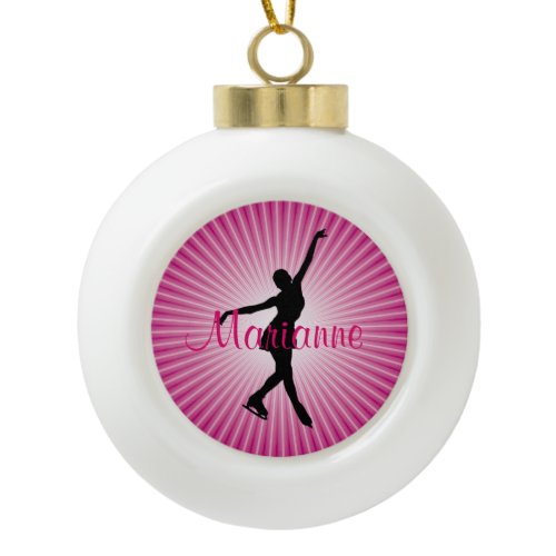 Ice Skating Figure Skating Personalized Ornament