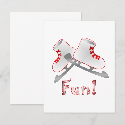 Ice Skating Fun (Front/Back)