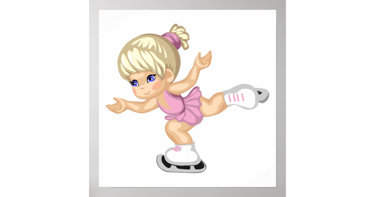 Ice Skating Girl Figure Skater Gift Tags, Zazzle