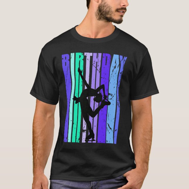 Ice Skating Girls Dancing Daughter Queen Season Te T-Shirt (Front)