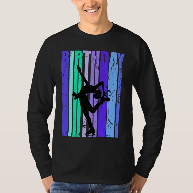 Ice Skating Girls Dancing Daughter Queen Season Te T-Shirt (Front)