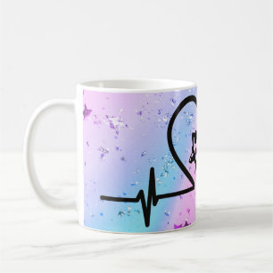 Ice Skating Heartbeat Mug - Coach Gift