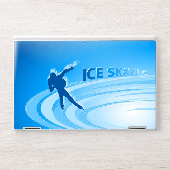 Ice Skating HP Laptop Skin (Front)