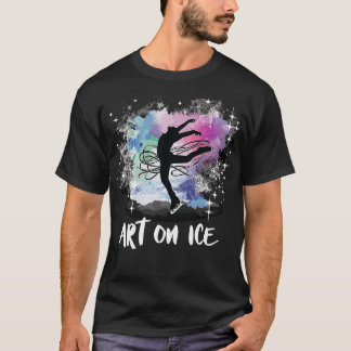 Ice Skating Ice Skater Figure Skating Speed Skatin T-Shirt