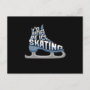 Ice Skating Design Desk Mat, Zazzle