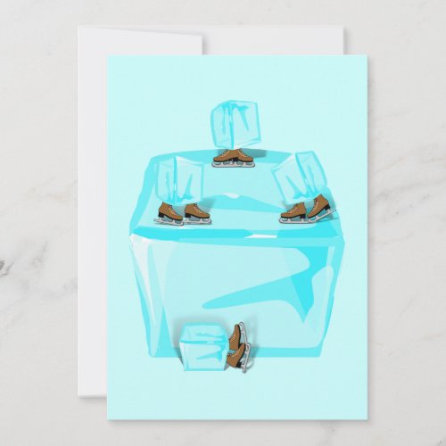 Ice Skating Custom Invites