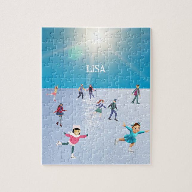 Ice Skating  Jigsaw Puzzle (Vertical)