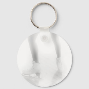 Ice skating keychain