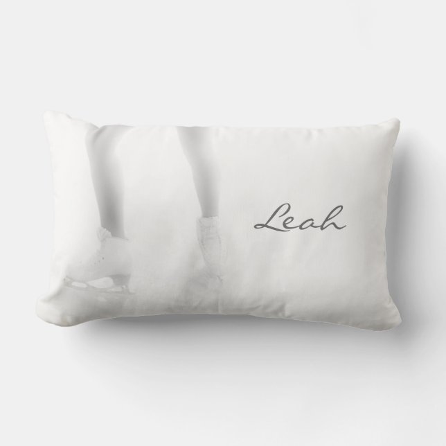 Ice skating lumbar pillow (Front)