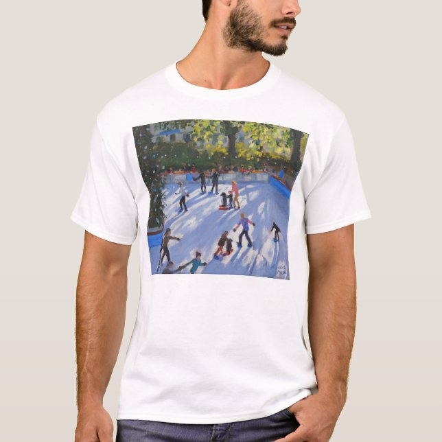 Ice skating Natural History Museum 2014 T-Shirt (Front)