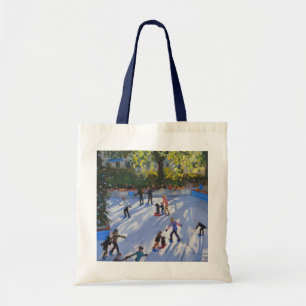 Ice skating Natural History Museum 2014 Tote Bag