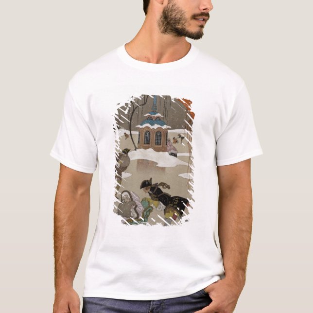 Ice Skating on the Frozen Lake T-Shirt (Front)