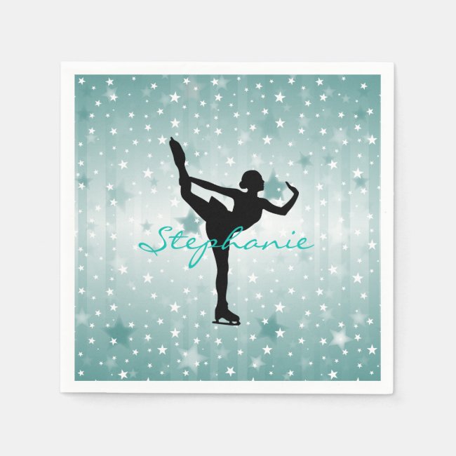 Ice Skating Paper Party Napkins