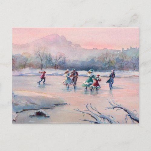 ICE SKATING PARTY by SHARON SHARPE Card