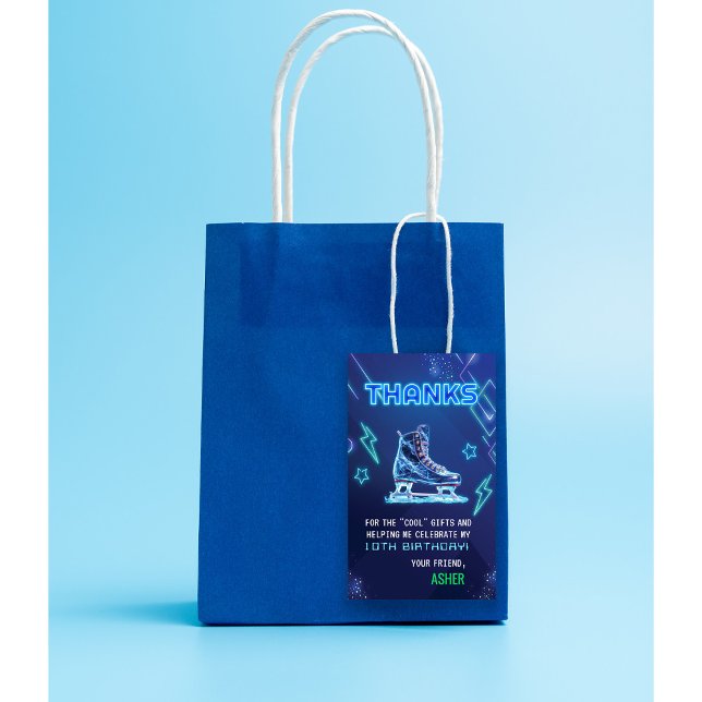Ice Skating Party Favor *Gift Tag ONLY* (Creator Uploaded)