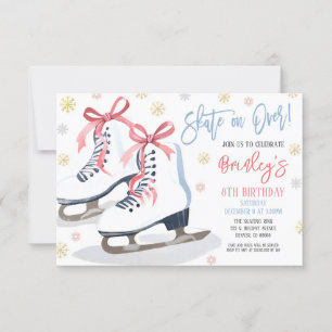 Ice Skating Party Invitation