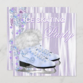Ice Skating Party Invitation (Front/Back)