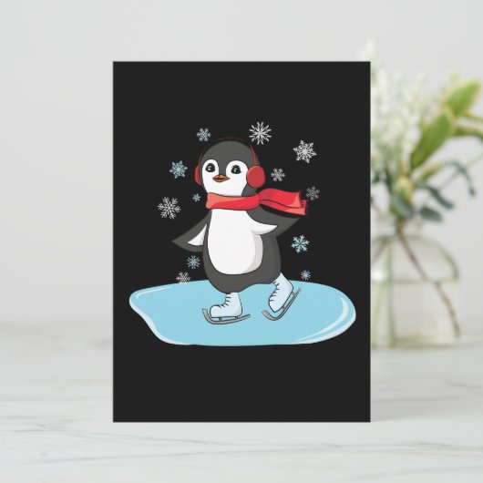 Ice Skating Penguin (Standing Front)