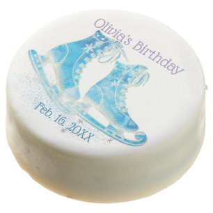 Ice Skating Personalized Birthday Party Chocolate Covered Oreo