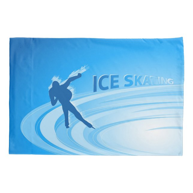 Ice Skating Pillow Case (Back)