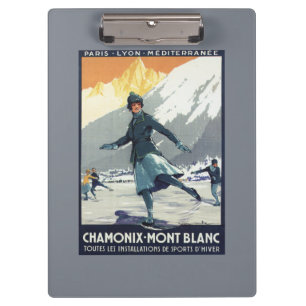 Ice Skating - PLM Olympic Promo Poster Clipboard