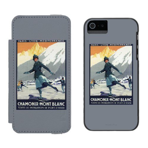 Ice Skating _ PLM Olympic Promo Poster Wallet Case For iPhone SE55s