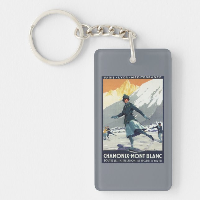 Ice Skating - PLM Olympic Promo Poster Keychain (Front)
