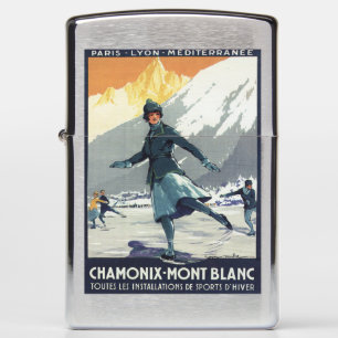 Ice Skating - PLM Olympic Promo Poster Zippo Lighter