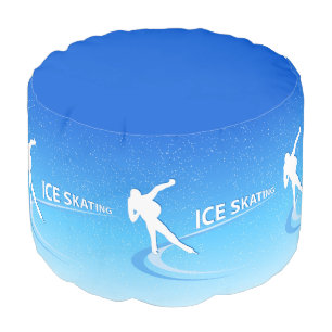 Ice Skating Pouf