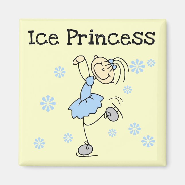 Ice Skating Princess Tshirts and Gifts Magnet (Front)