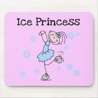 Ice Skating Princess Tshirts and Gifts Mouse Pad