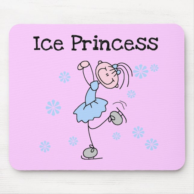 Ice Skating Princess Tshirts and Gifts Mouse Pad (Front)