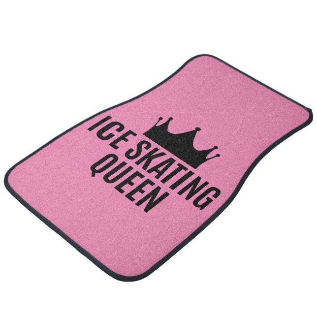 Ice Skating Queen - Ice Skating         Car Floor Mat (Angled)