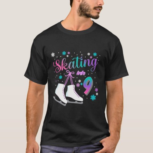 Ice Skating Rolling Party Family T_Shirt