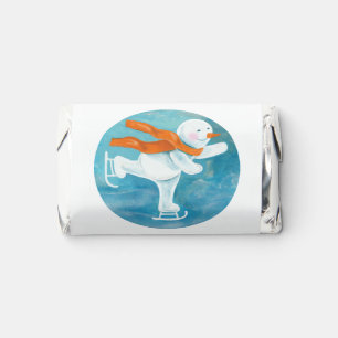 Ice Skating Snowman Hershey's Miniatures