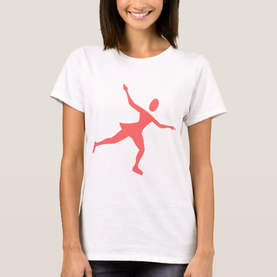 Ice Skating - Tropical Pink T-Shirt